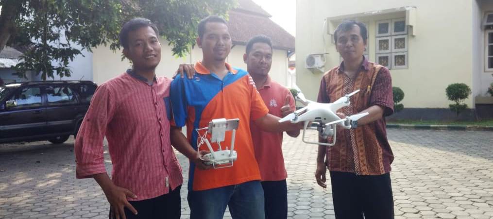 Traning Drone DJI untuk Pemetaan di Bappeda Lombok Barat