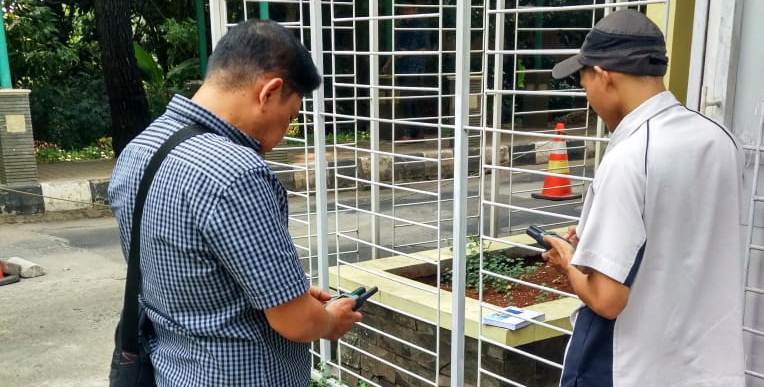 Pelatihan GPS Garmin Rino 650 di Lab. Teknik Sipil UI