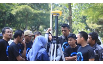 Pelatihan GPS Geodetic RTK di PT Biruni Geo Pratama