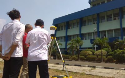 Training GPS Geodetic RTK Topcon Hyper II di Balitbang Irigasi