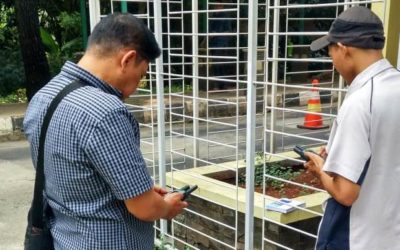 Pelatihan GPS Garmin Rino 650 di Lab. Teknik Sipil UI